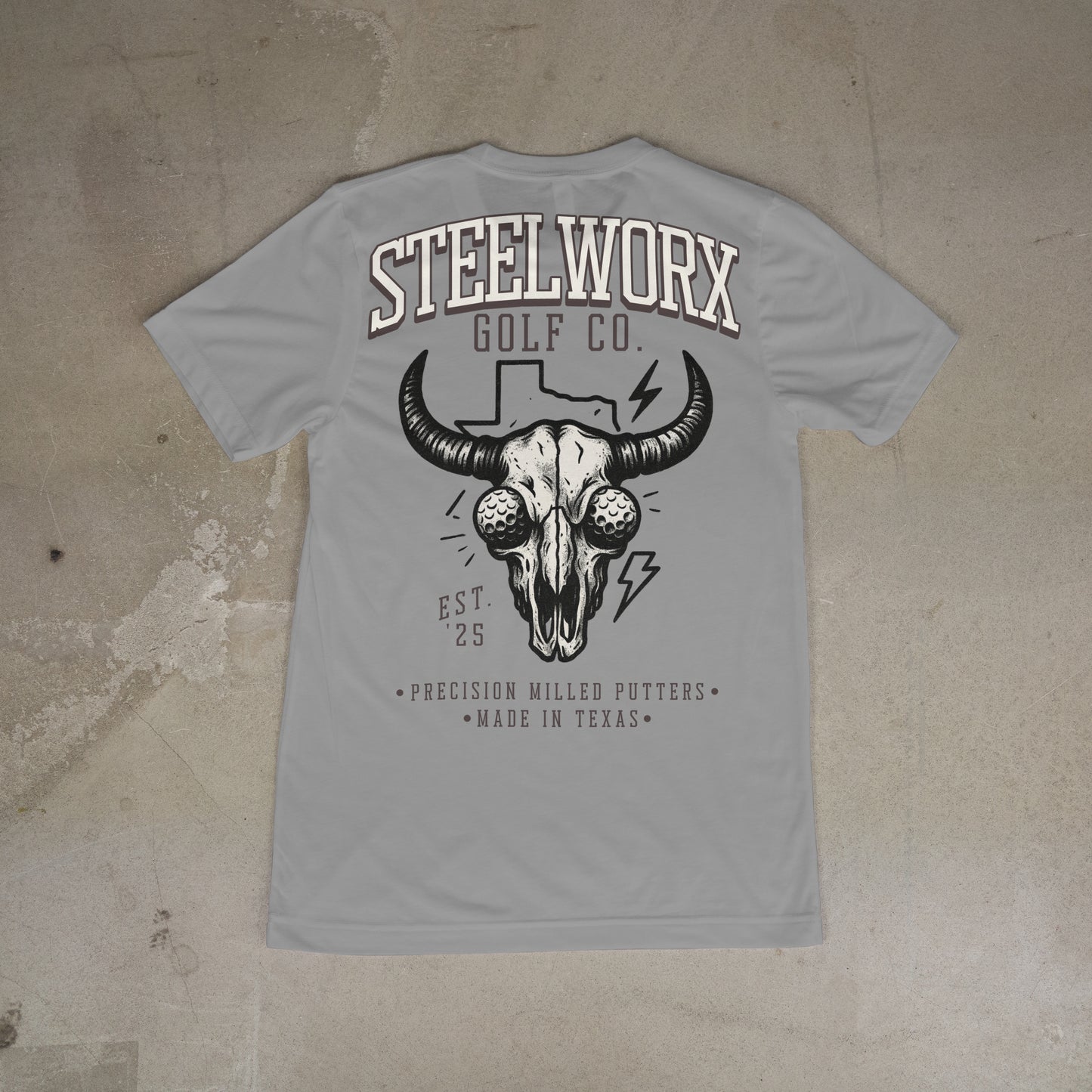 Steelworx "Longhorn" Short Sleeve T Shirt